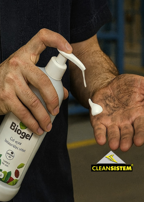 LIMPADORES E PROTETORES PARA MÃOS E PELE